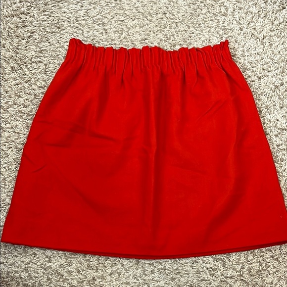 Bundle - J. Crew Paper Bag Gray and Red Mini Bubble Pull On Skirts - Size 2 & 4 - Picture 8 of 11